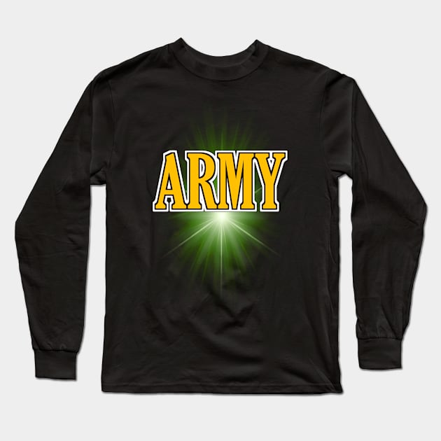 ARMY Long Sleeve T-Shirt by NaumaddicArts